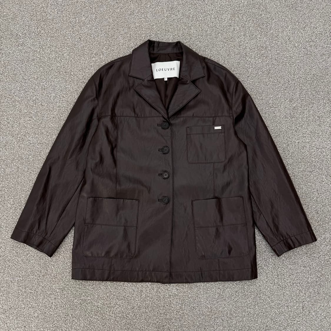 루에브르 가죽 자켓  상품이미지2