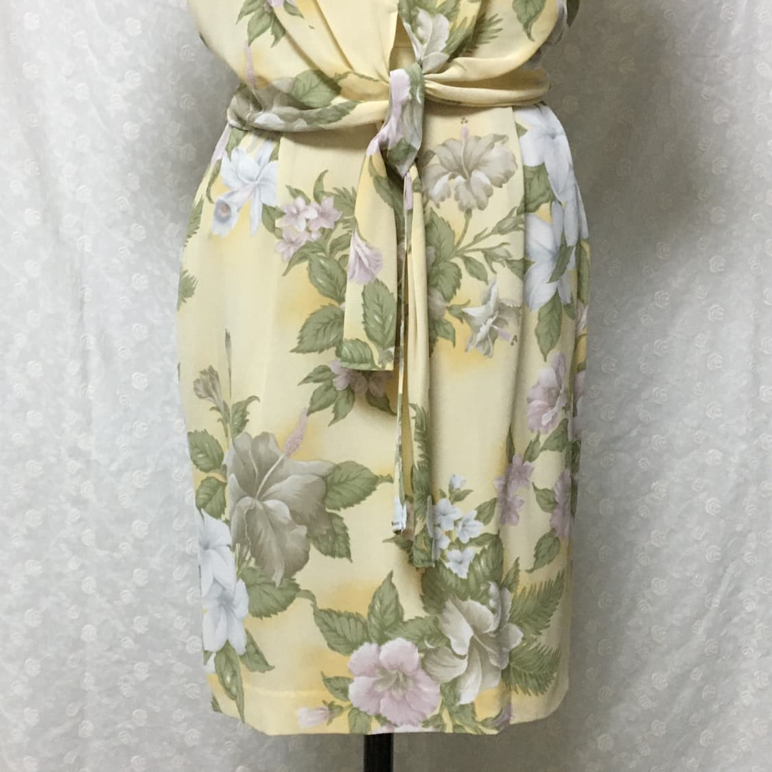 빈티지 옐로우 플라워 원피스 상품이미지4