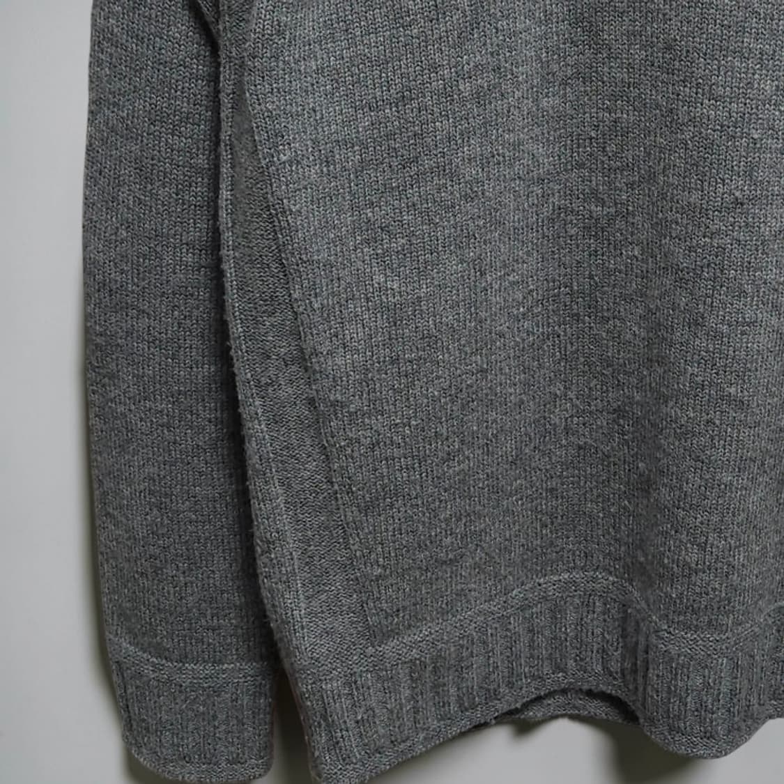 100 Tommy 타미힐피거 램스울 니트 스웨터 그레이 상품이미지3