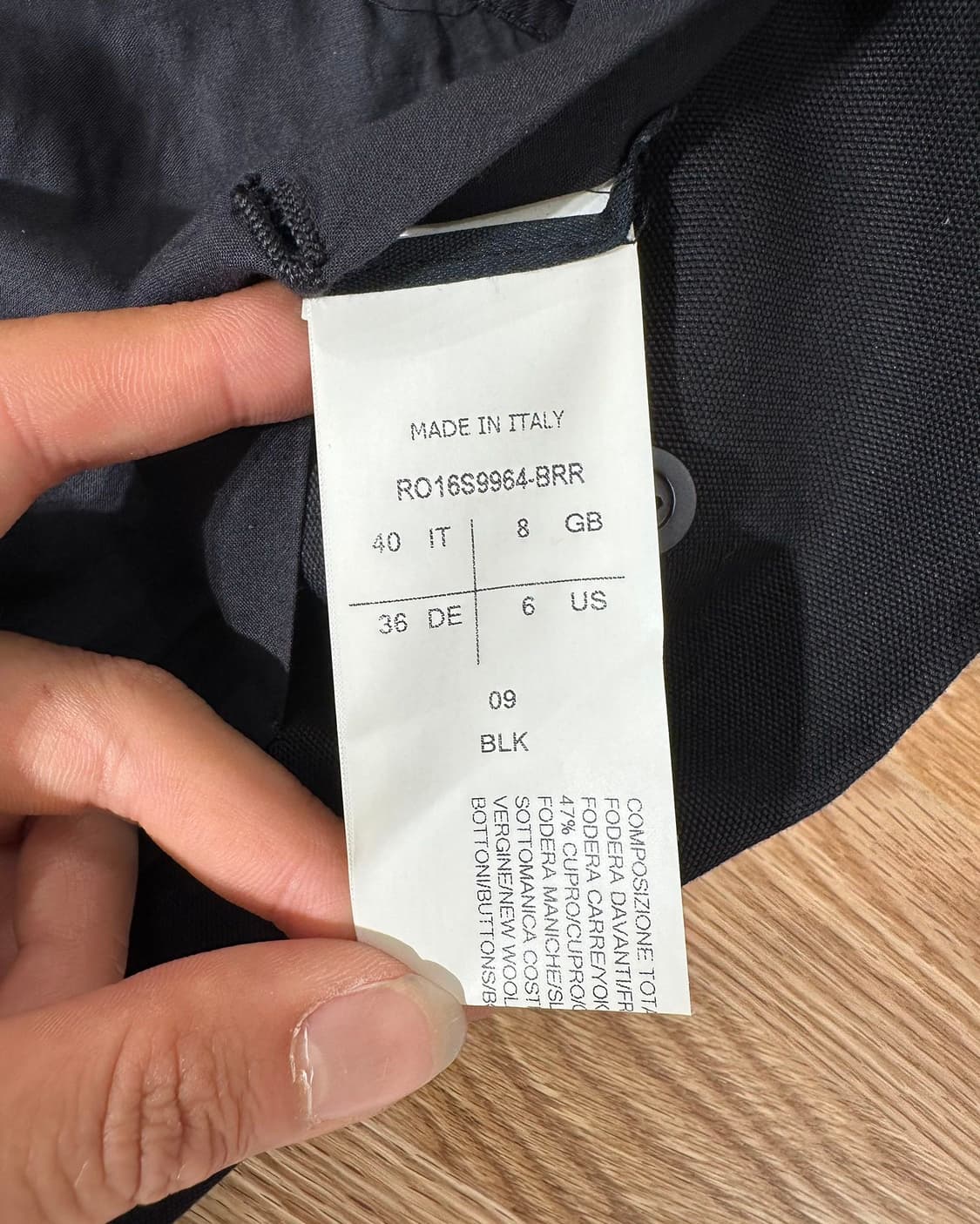 릭 오웬스 블랙 16ss 런웨이 드레스 코트 상품이미지8