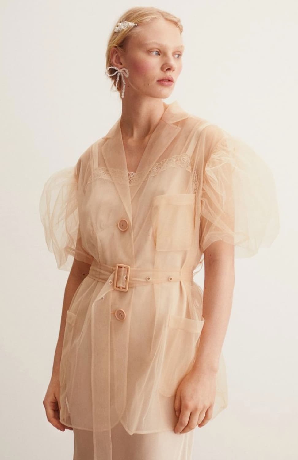 시몬로샤 h&m 콜라보 튤 자켓 새상품 상품이미지1