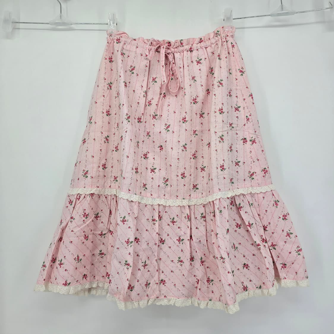 사랑스러운 꽃무늬 미디 스커트 상품이미지2