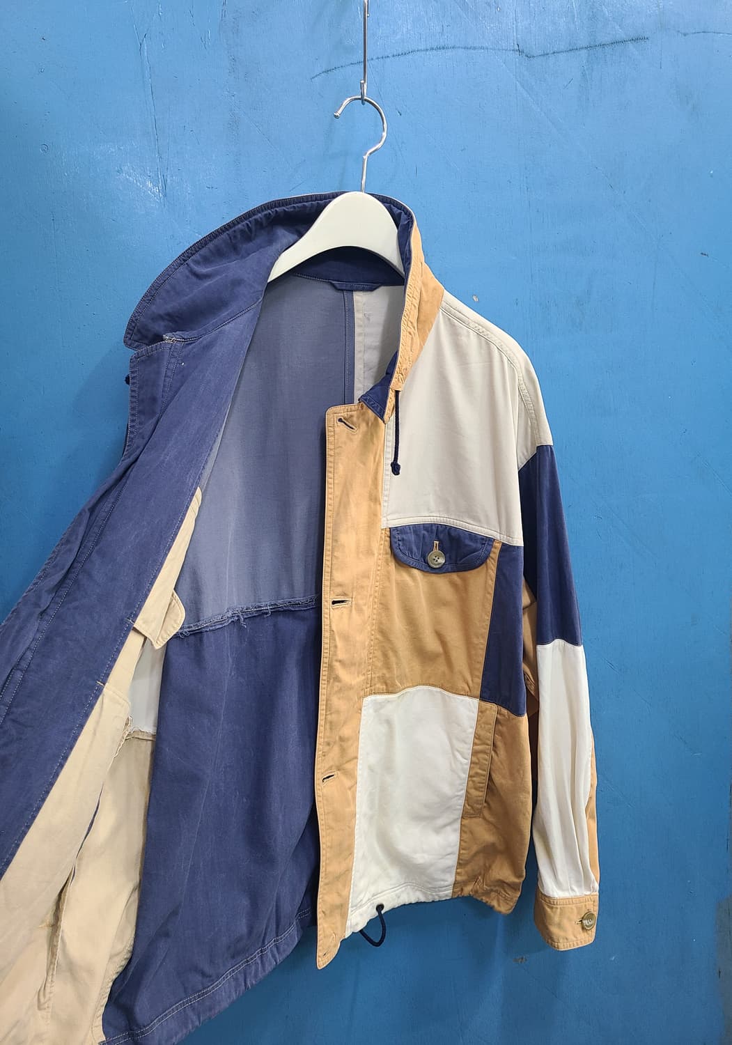 희귀 일본빈티지 패치워크 워크자켓  상품이미지5