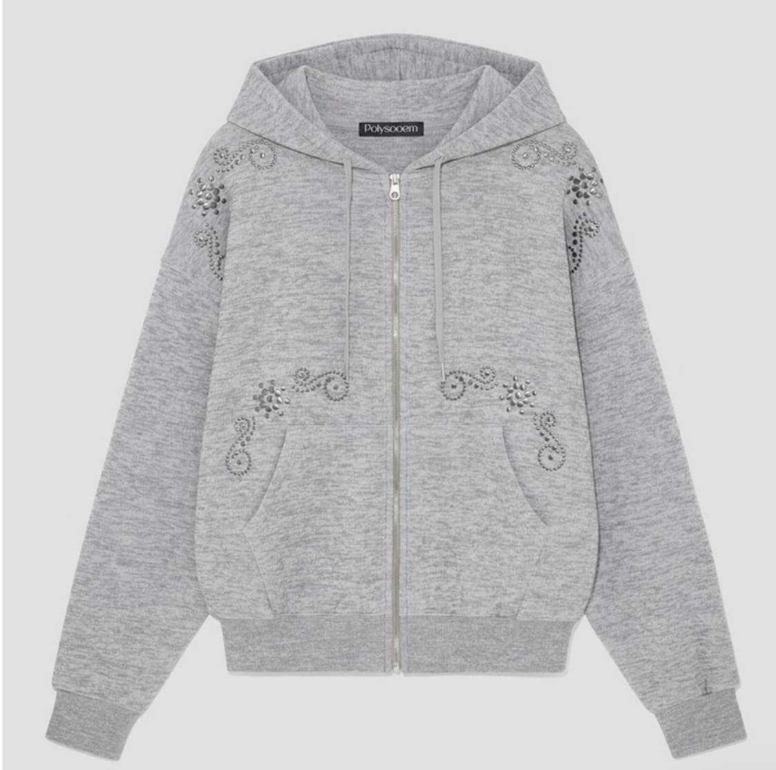 폴리수엠 오너먼트 스터드 후드집업 상품이미지4