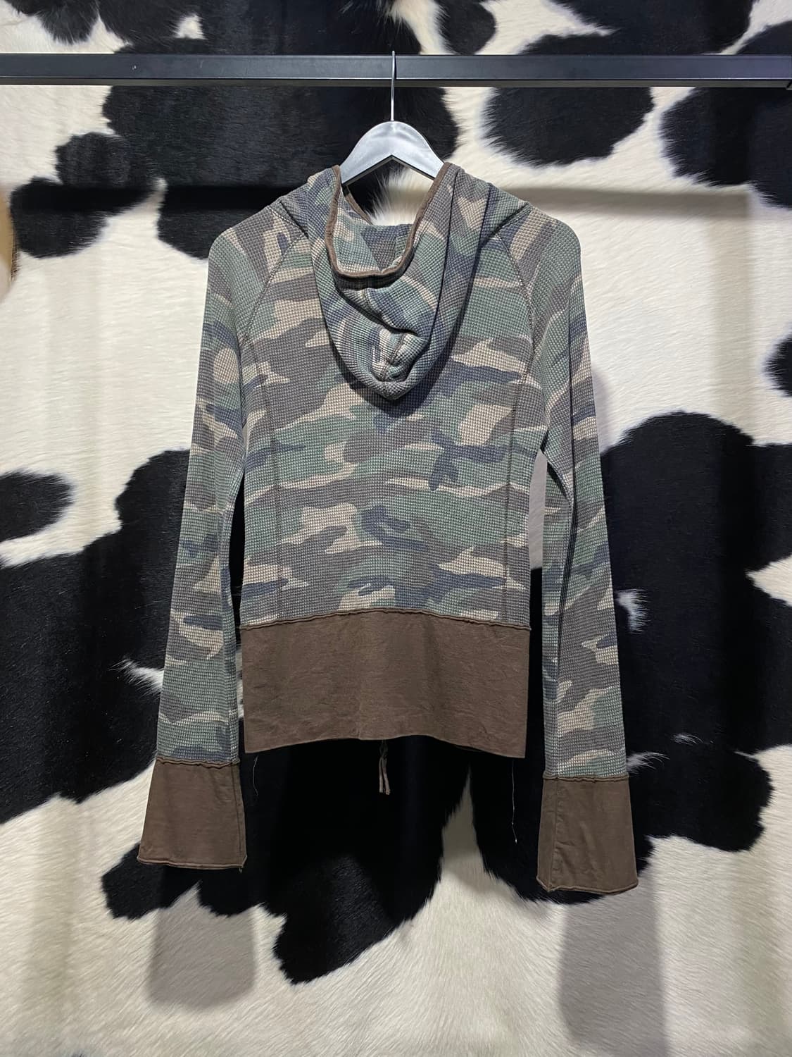 G.O.A 카모 와플 슬림핏 후드집업 상품이미지6