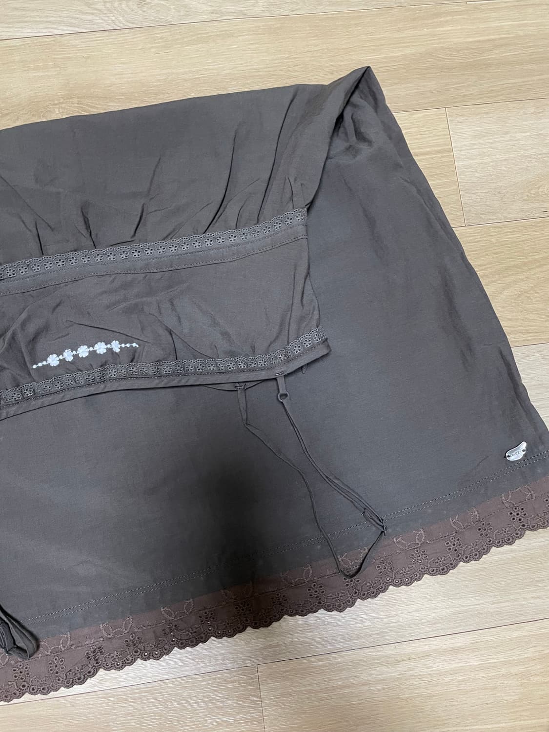 코이세이오 솔라 스티치 미니 원피스 브라운 상품이미지7