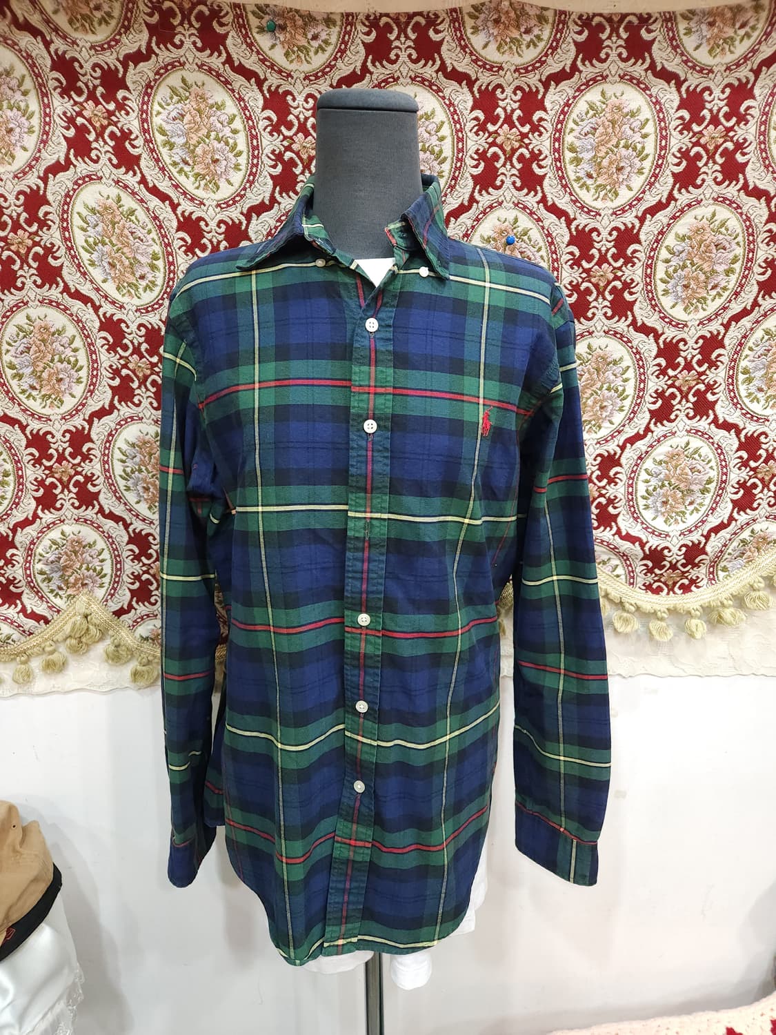 폴로 랄프로렌 클래식핏 타탄체크 셔츠
​
 상품이미지1