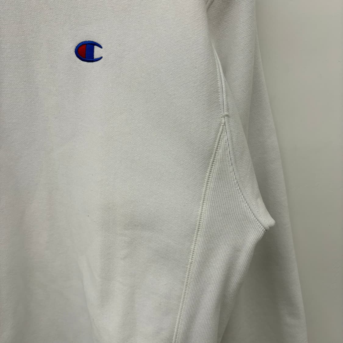 챔피온 리버스위브 맨투맨 화이트 남L 상품이미지2