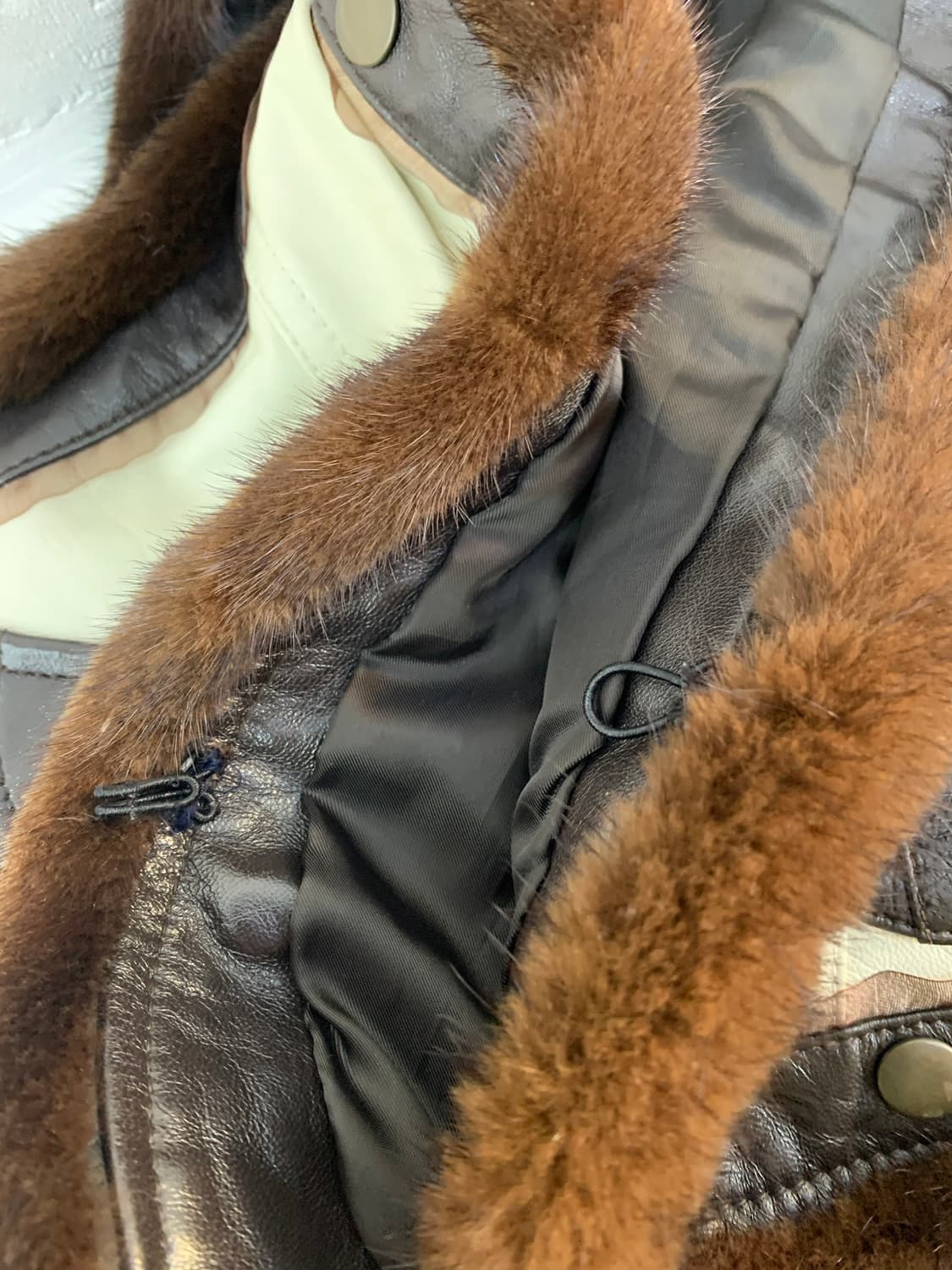 웨스턴 양가죽 밍크 베스트 상품이미지4