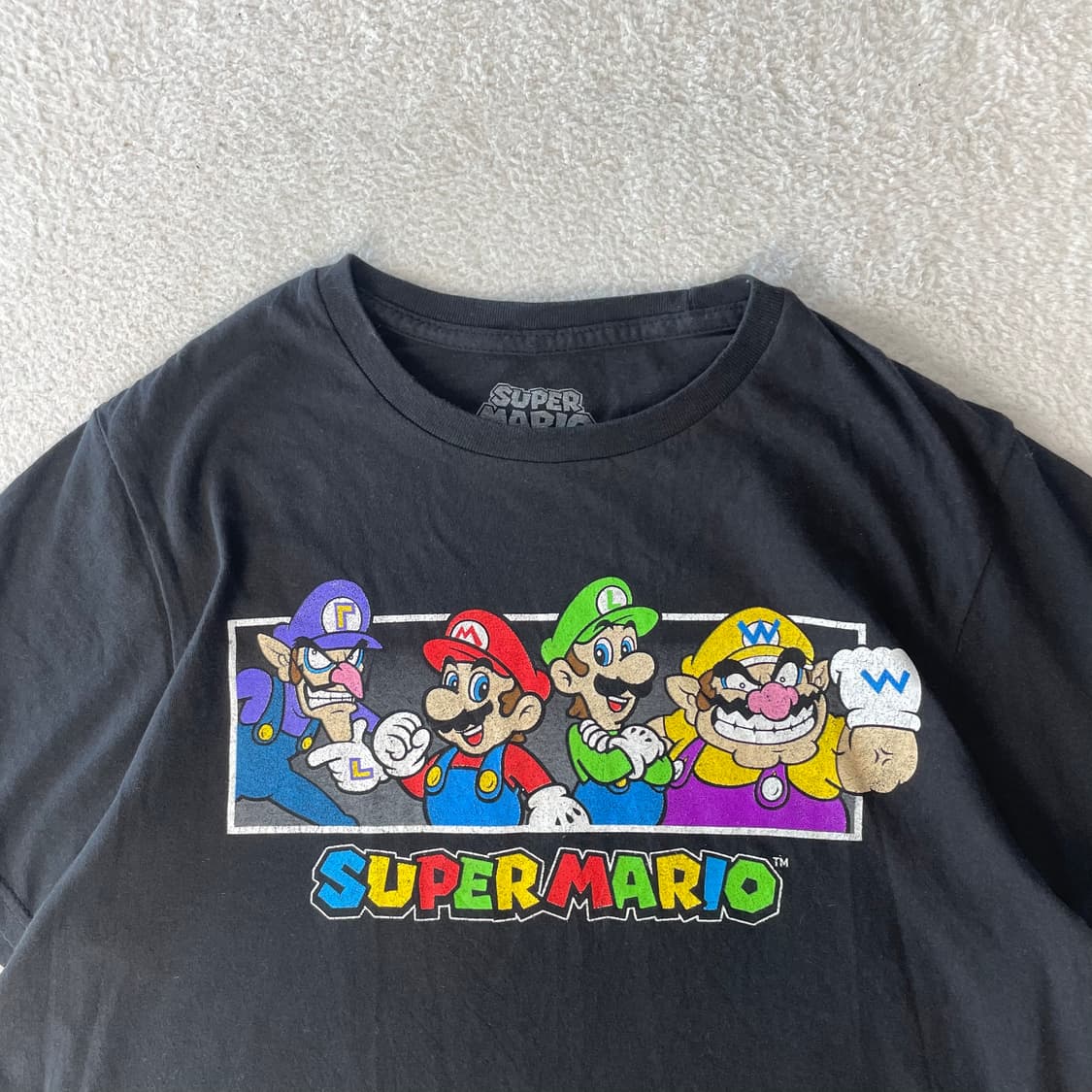 수퍼마리오 빈티지 그래픽 반팔티셔츠  상품이미지3