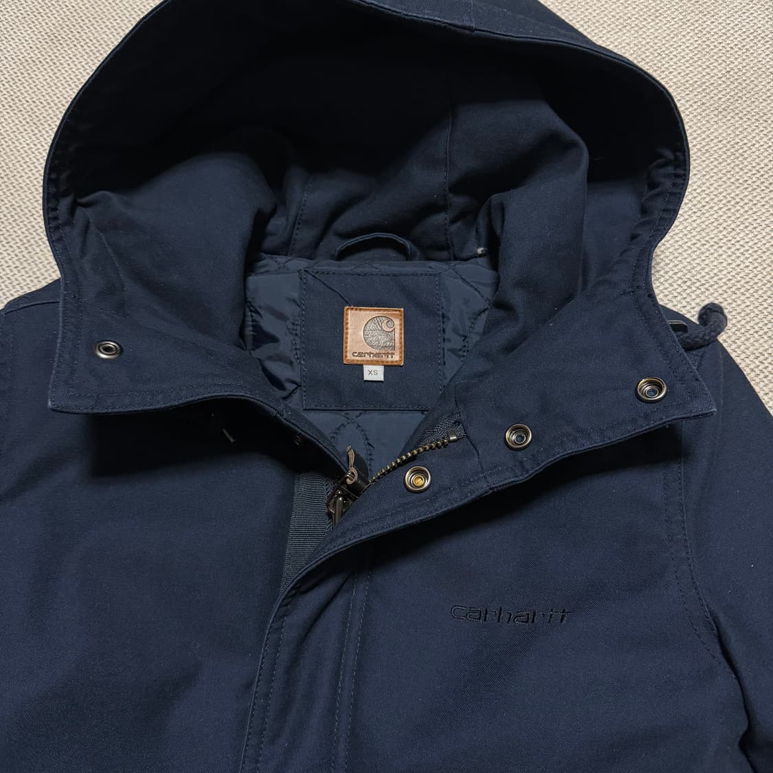 칼하트 스펠아웃 야상패딩 상품이미지3