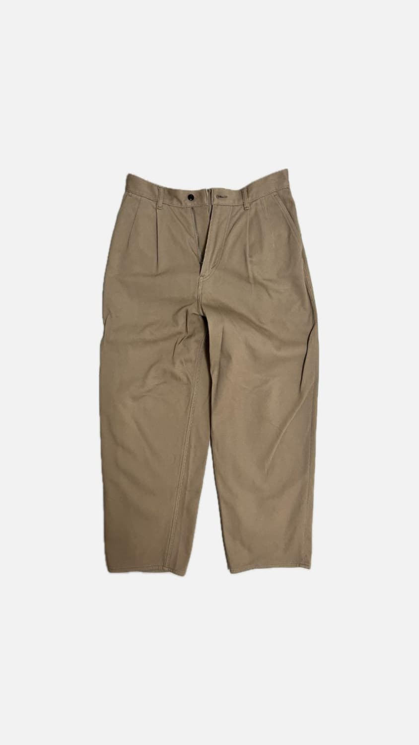 Graphpaper HARD TWILL TWO TUCK PANTS 1 상품이미지1