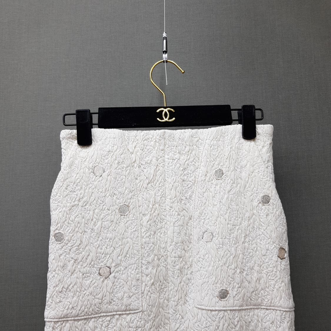 한섬 타임 자가드 텍스처 롱 스커트 61-90사이즈 상품이미지2