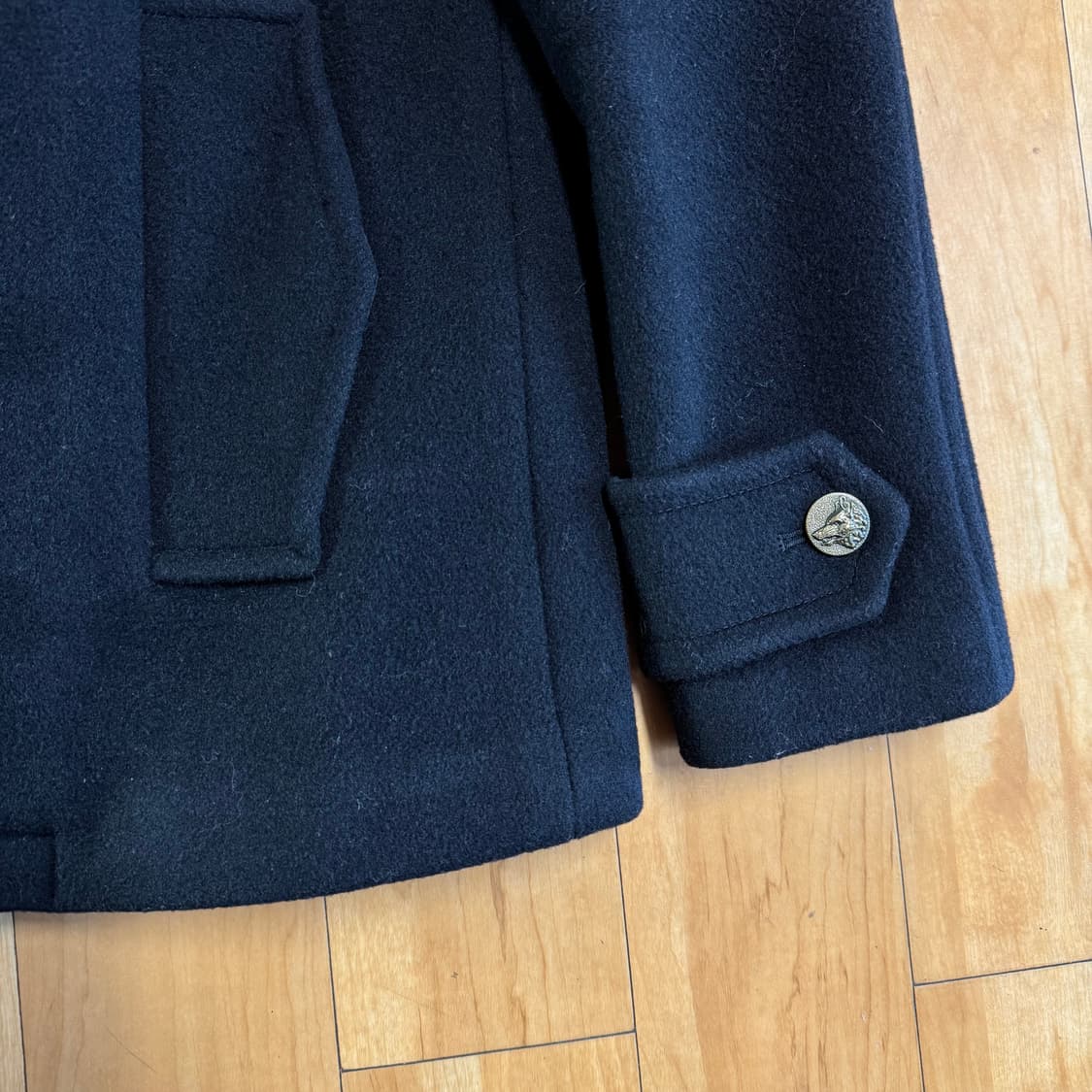 요괴 Yokoe 남성 피코트 블랙 L 상품이미지4