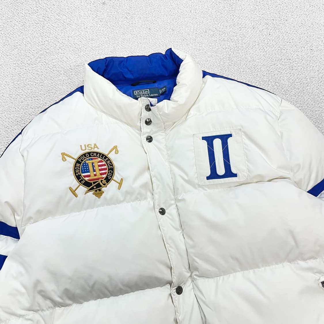 폴로 랄프로렌 스노우 챌린지 컵 USA 푸퍼 덕다운 패딩 화이트  상품이미지3