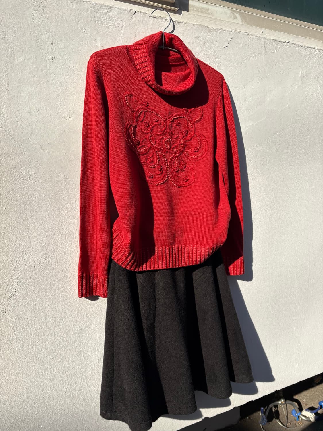 ✨Soft Black Flare Skirt 상품이미지4