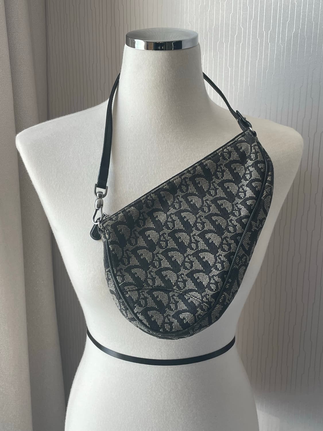 빈티지 디올 새들 파우치백 상품이미지3