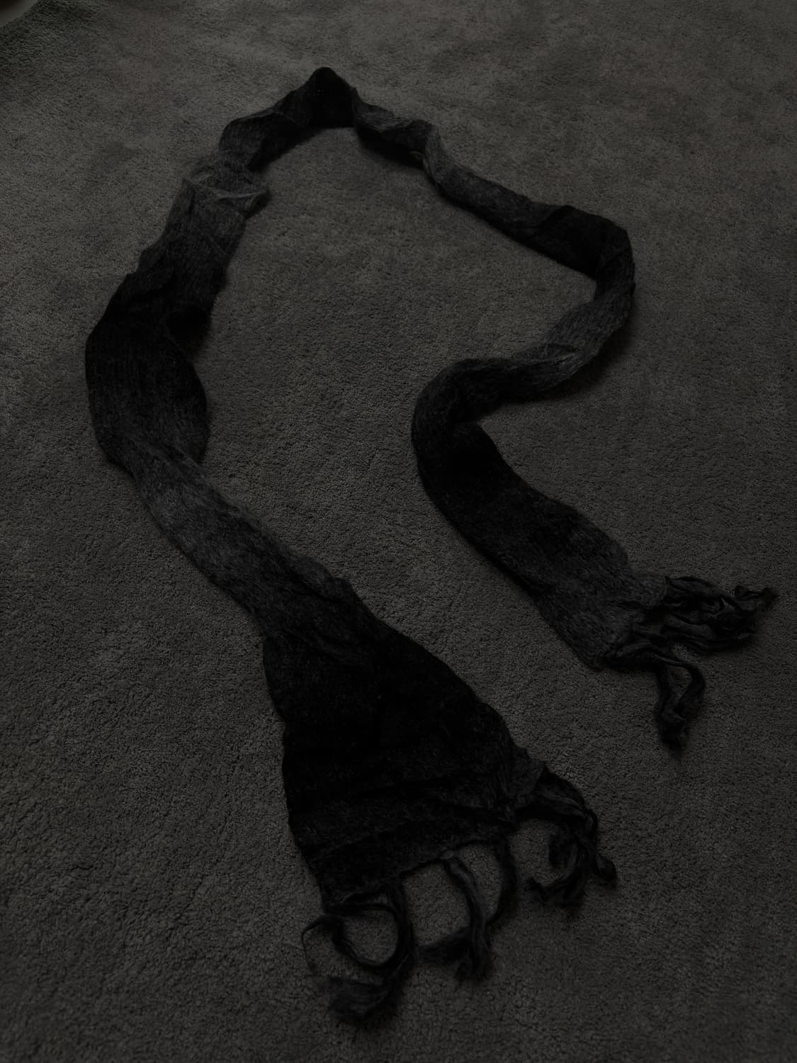 Vintage minimal grunge mood scarf 상품이미지1