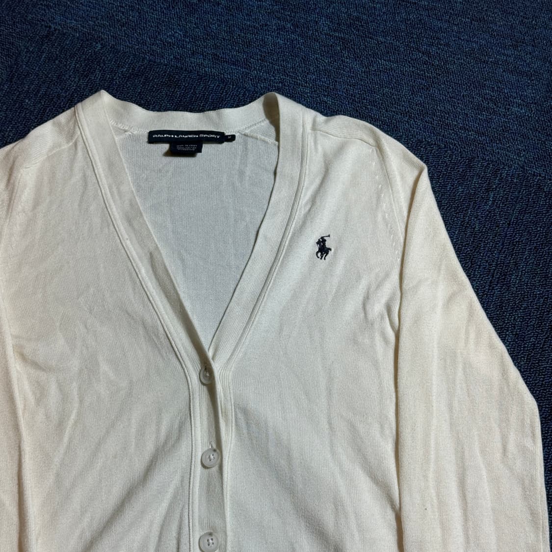 폴로 랄프로렌 화이트 니트 가디건  상품이미지2