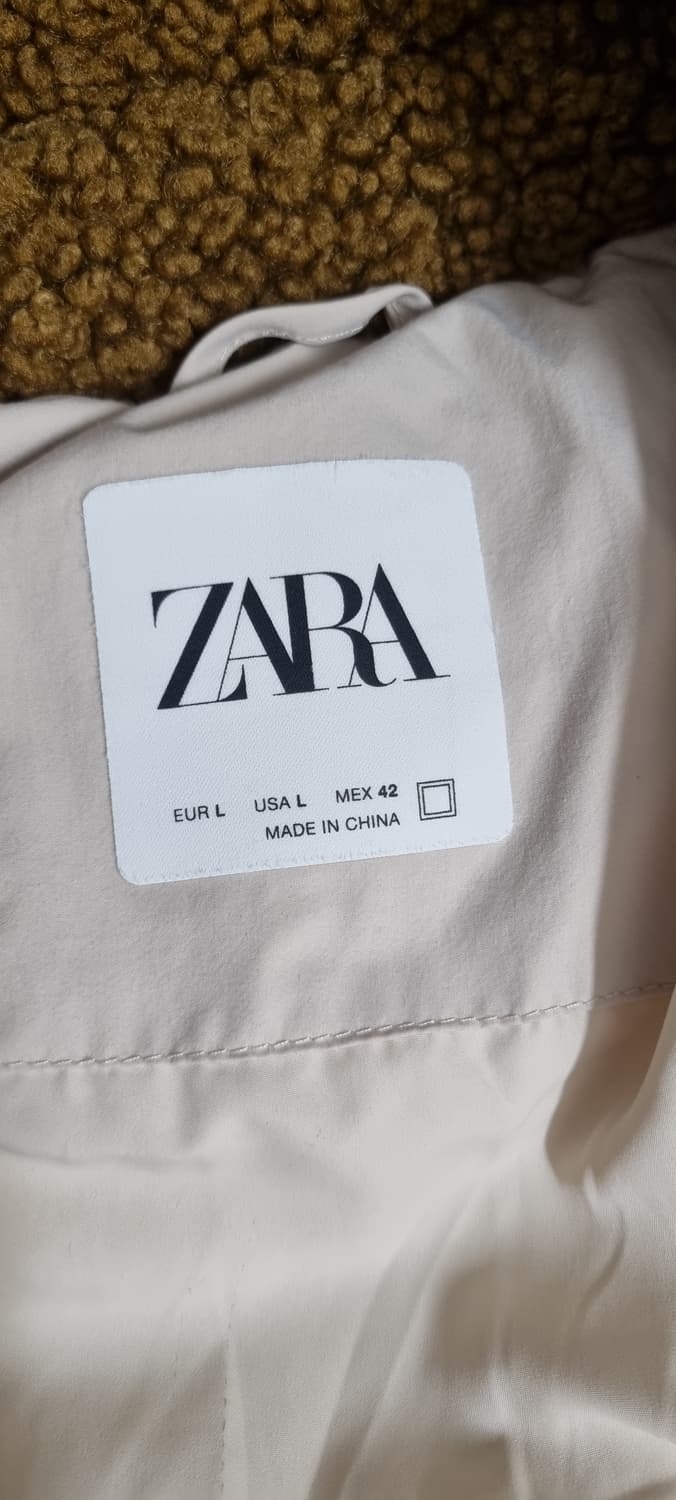 ZARA 콤비 칼라 폴리패딩 점퍼 L _ 남성 상품이미지9