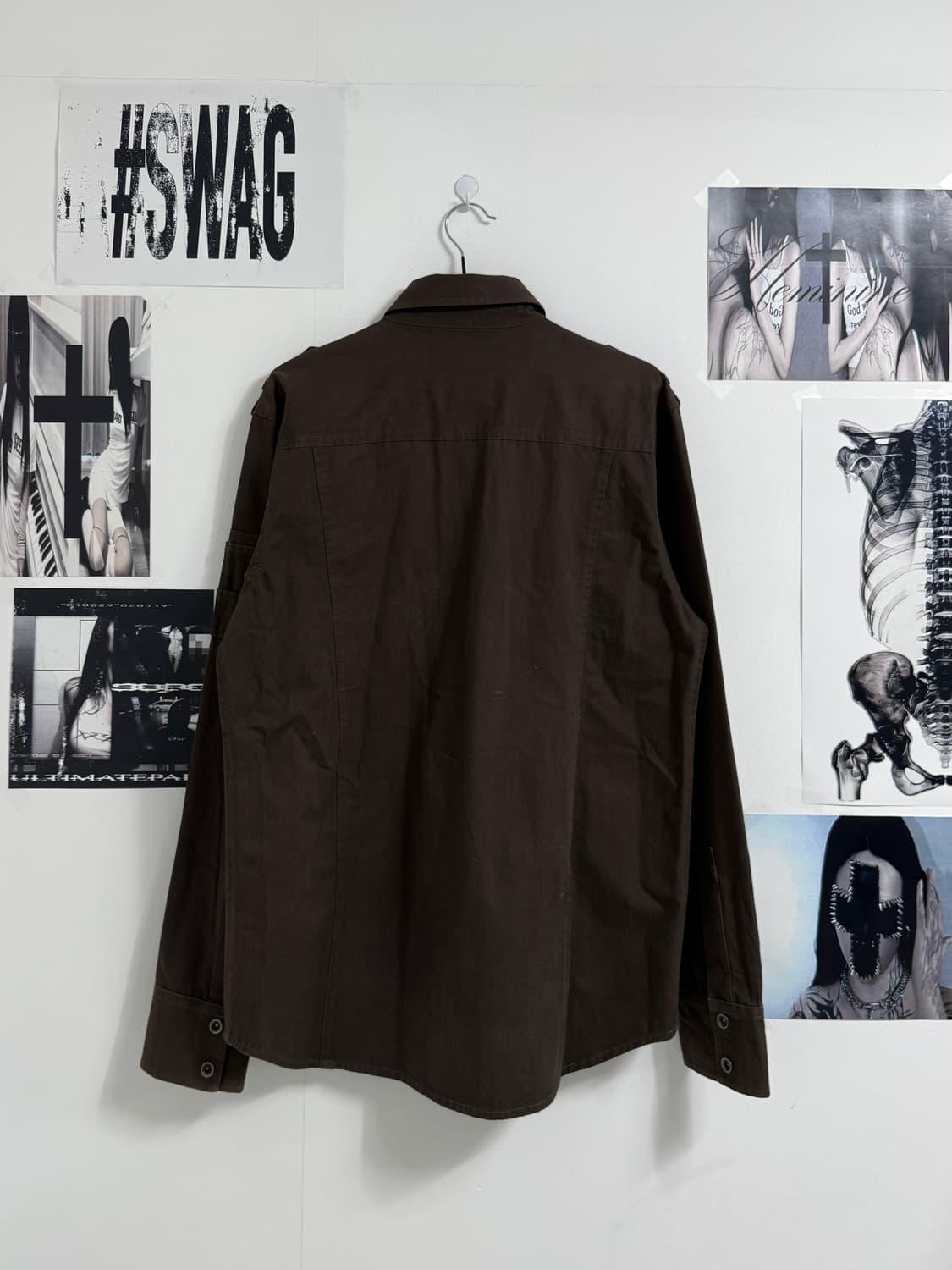 00s pocket detail shirts  상품이미지2