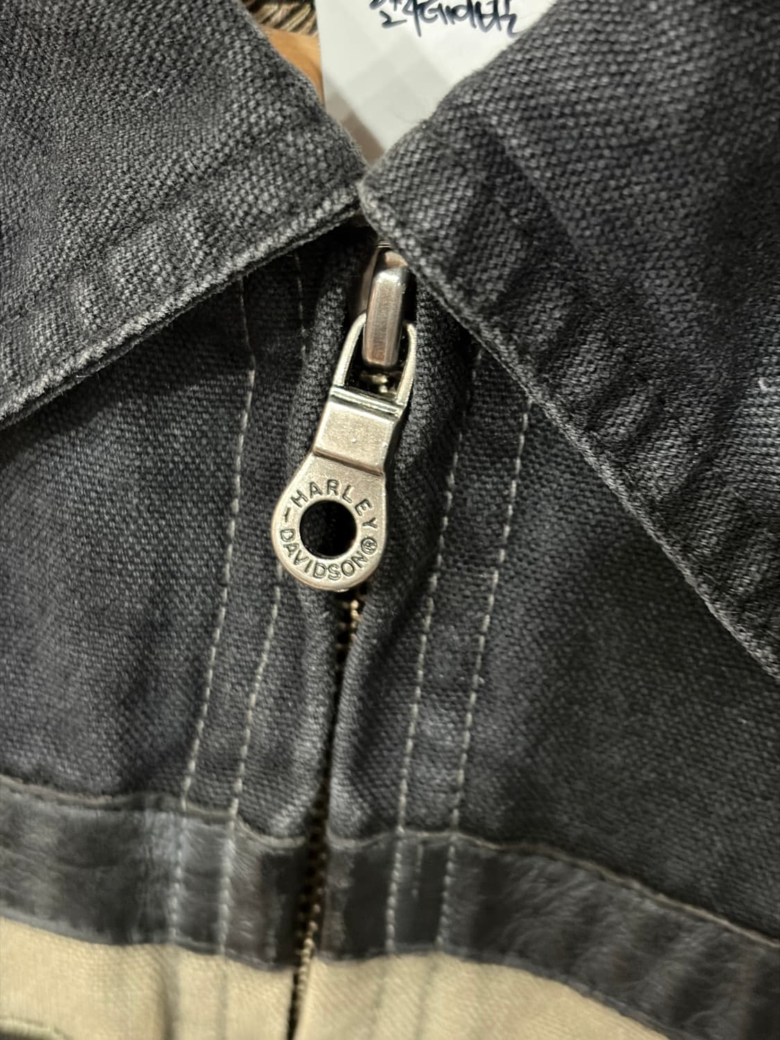 J51 할리데이비슨 투톤 캔버스 워크 자켓 상품이미지5