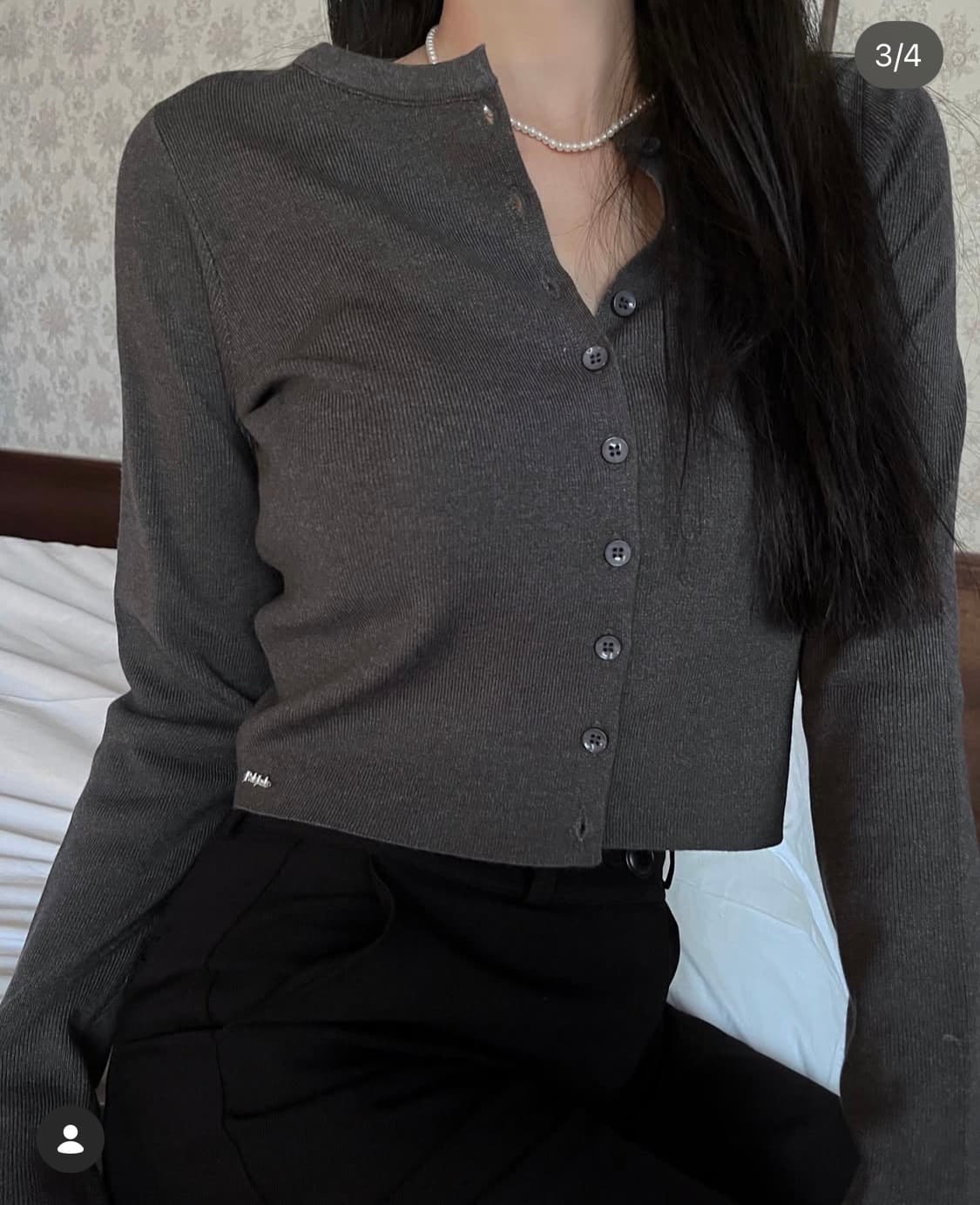 페일제이드 켄달 가디건 (차콜) 상품이미지2