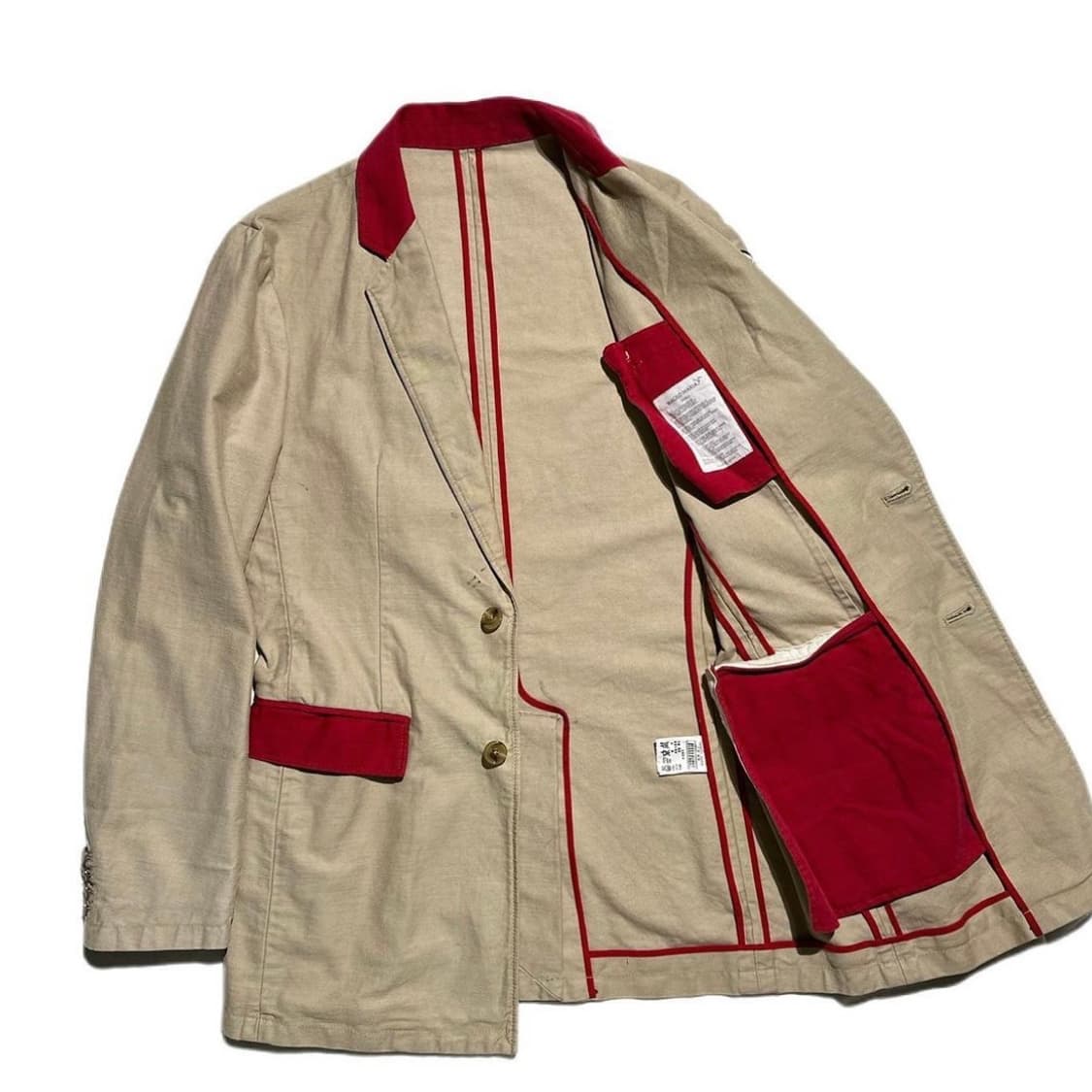 와코마리아 마리화나 프린트 웨스턴 블레이저 상품이미지9