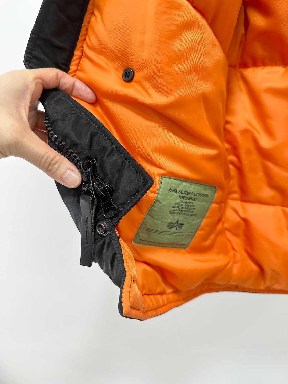 Alpha Industries N3B fur black parka  상품이미지8