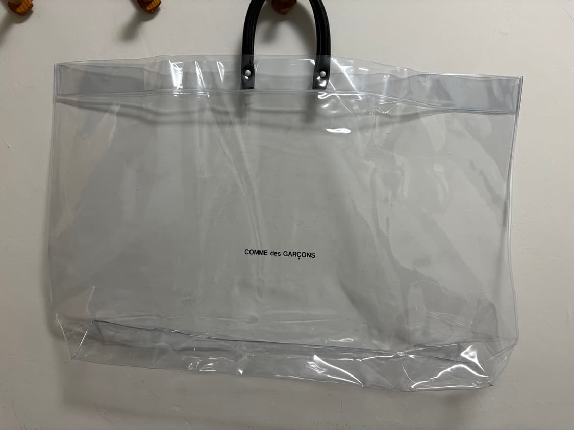 꼼데 pvc 토트백 상품이미지1