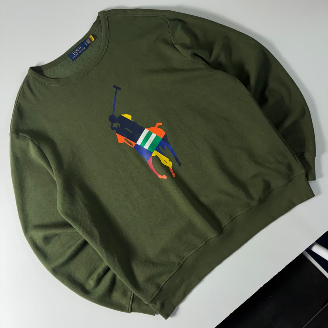 Polo  폴로 랄프로렌 빅포니 밀리터리 카키 맨투맨  상품이미지2