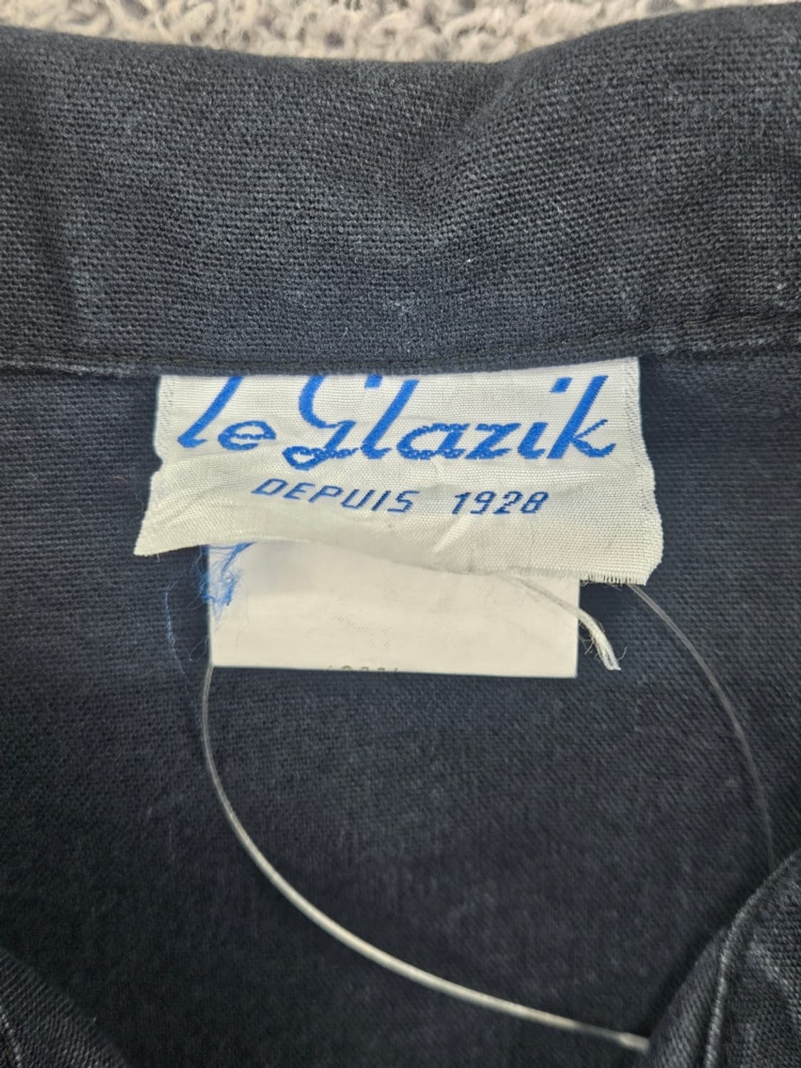 빈티지 프렌치 피셔맨 워크 스모크 자켓 ( M추정 ) / 11502 상품이미지7