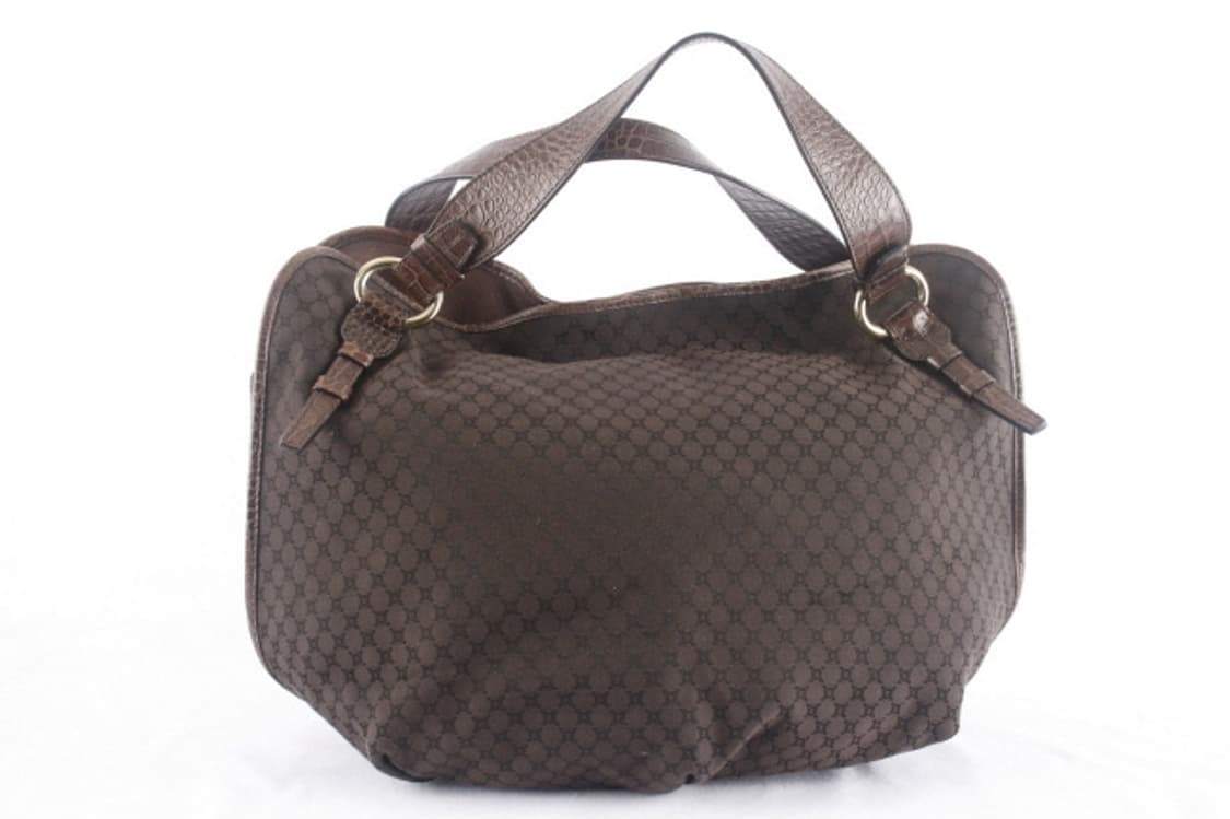 CELINE 다크브라운 패브릭 숄더백 상품이미지3