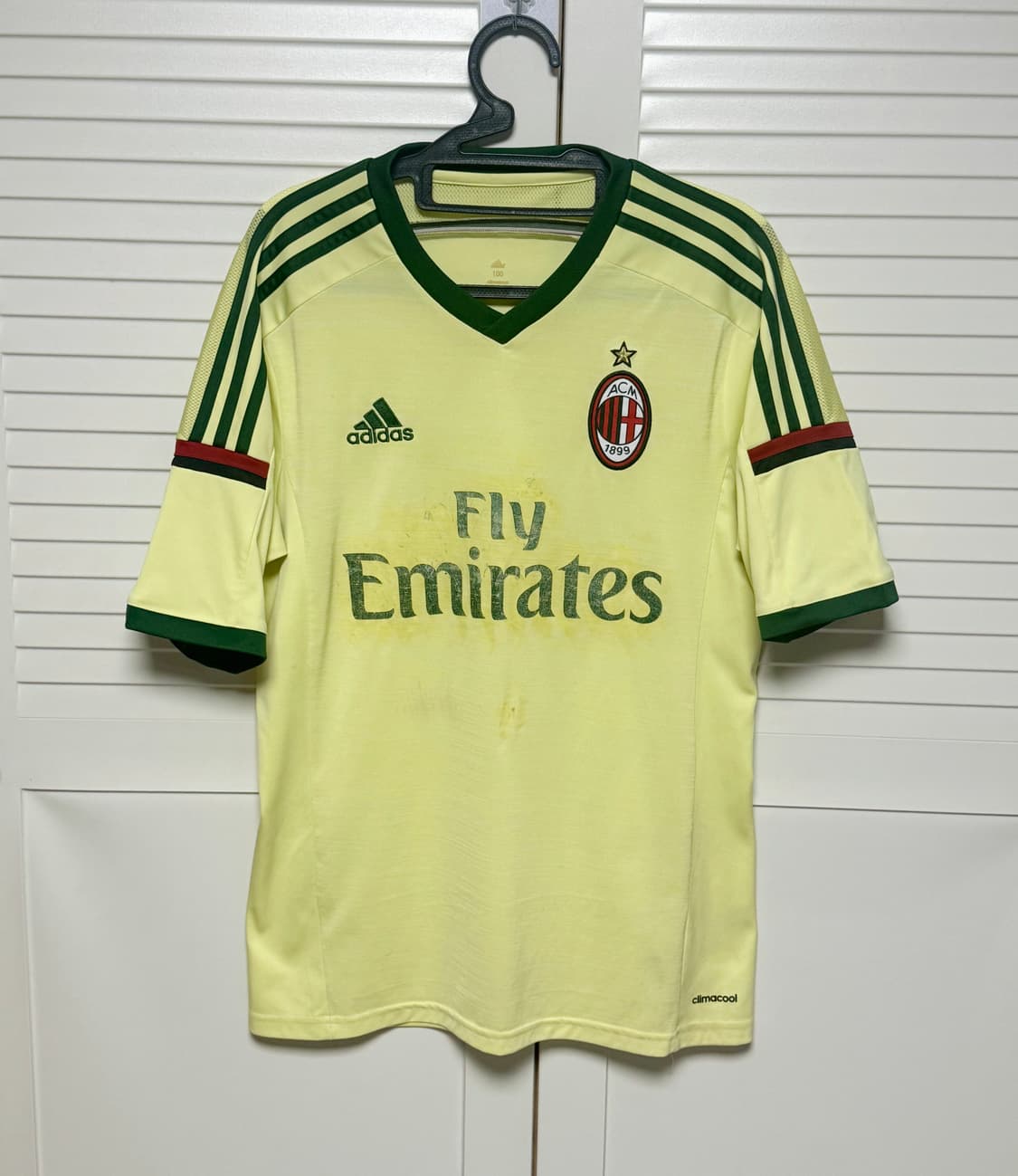 14-15 AC밀란 써드 아디다스 유니폼 반팔 상품이미지1