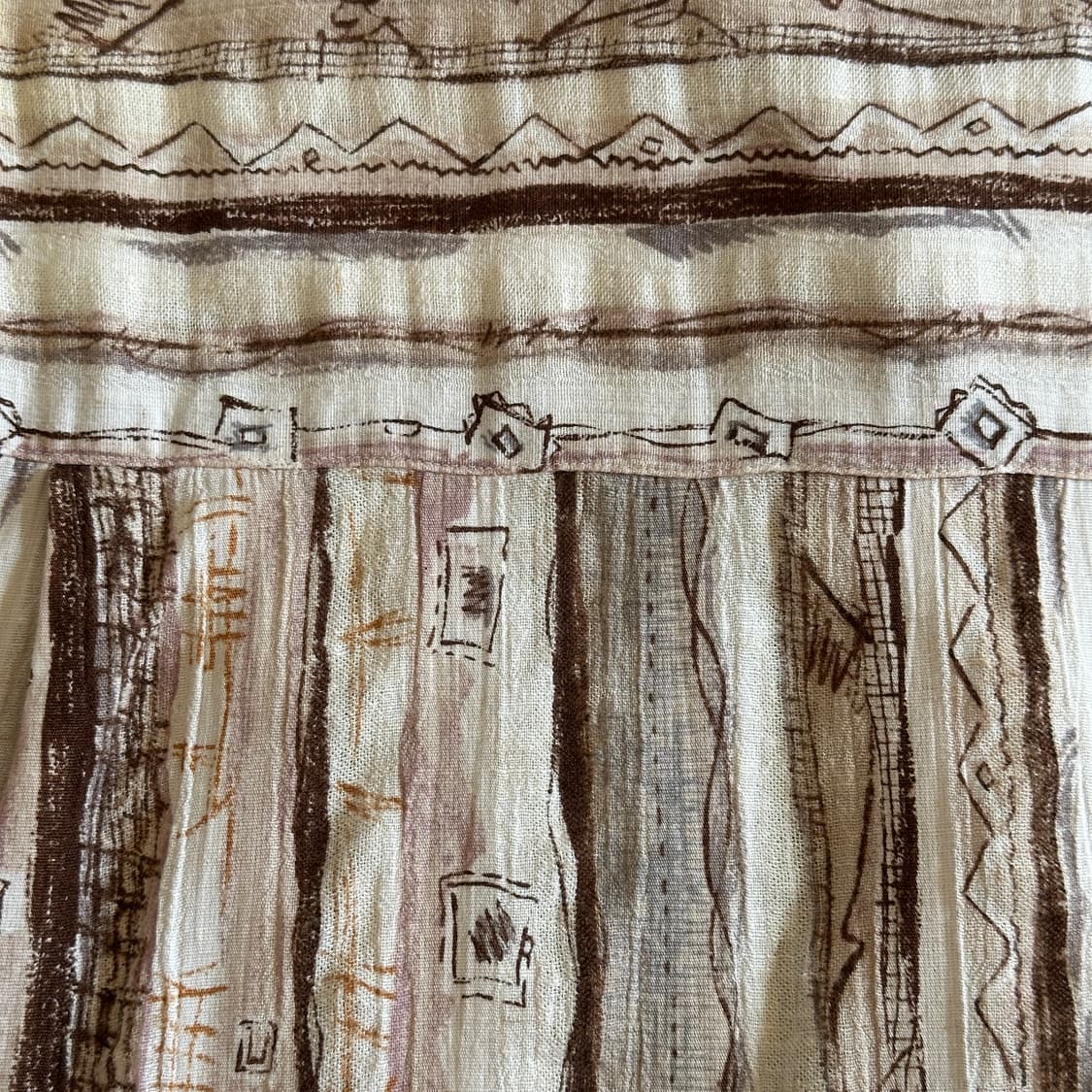 90‘s Touraine Uomo ethnic 1/2 shirts 상품이미지5