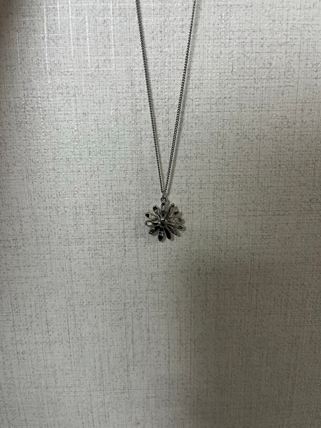 빈티지할리우드 데이지 목걸이 실버 상품이미지2