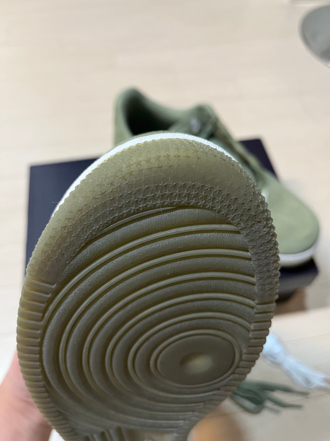 나이키 에어포스 280 사이즈 누벅 그린 중고. 세무 스웨이드 상품이미지2