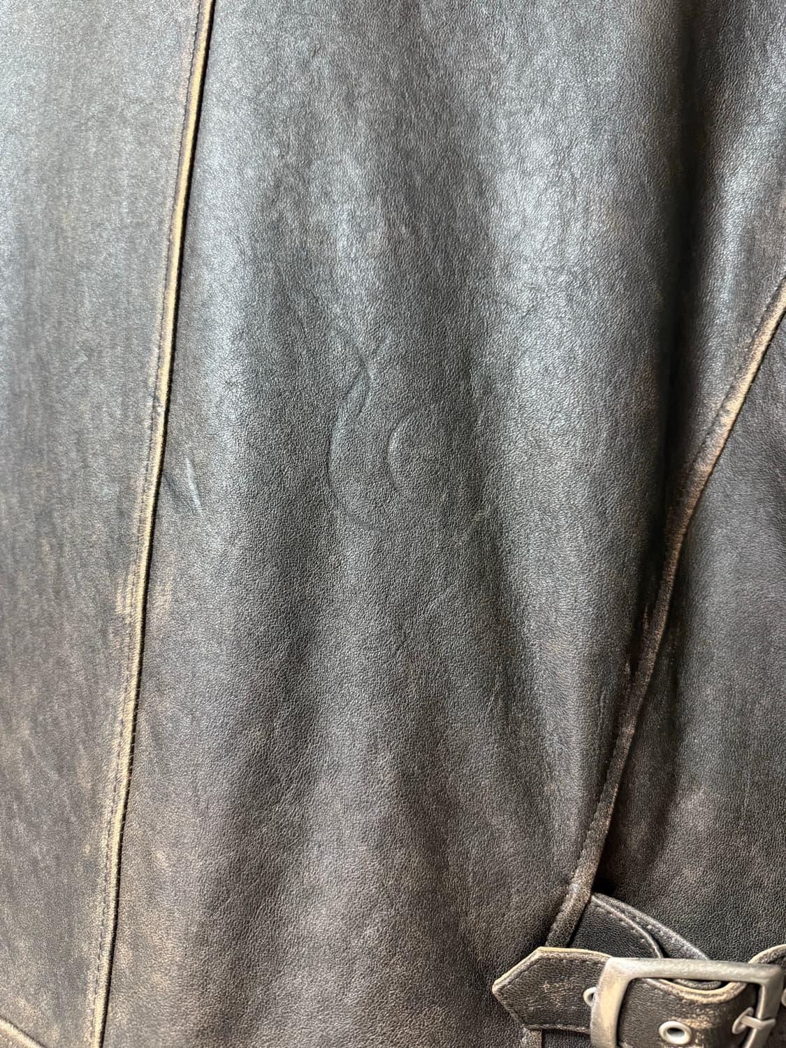 데어드 램스킨 워시드 레더자켓 상품이미지10