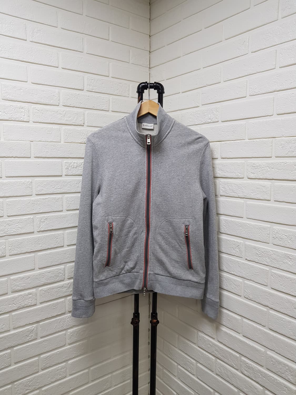 [L/정품] 몽클레어 트랙탑 져지 그레이 상품이미지1