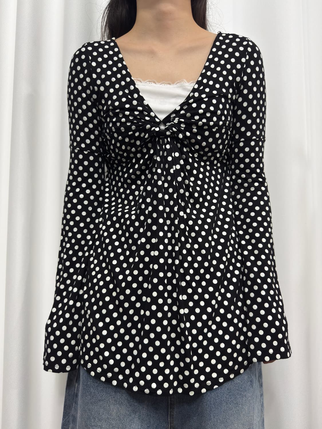 dot blouse 상품이미지1