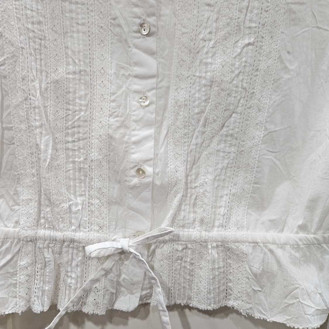화이트 레이스 코튼 뷔스티에 상품이미지4