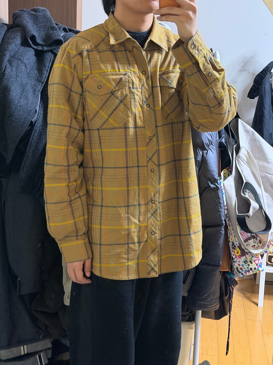 L.L.Bean 엘엘빈 스냅 버튼 플란넬 셔츠 상품이미지2