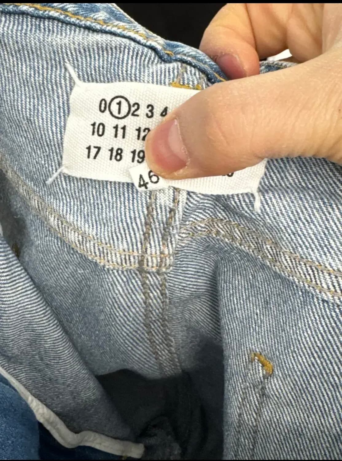 메종마르지엘라 콘트라스트 포켓 데님진(46) 상품이미지6