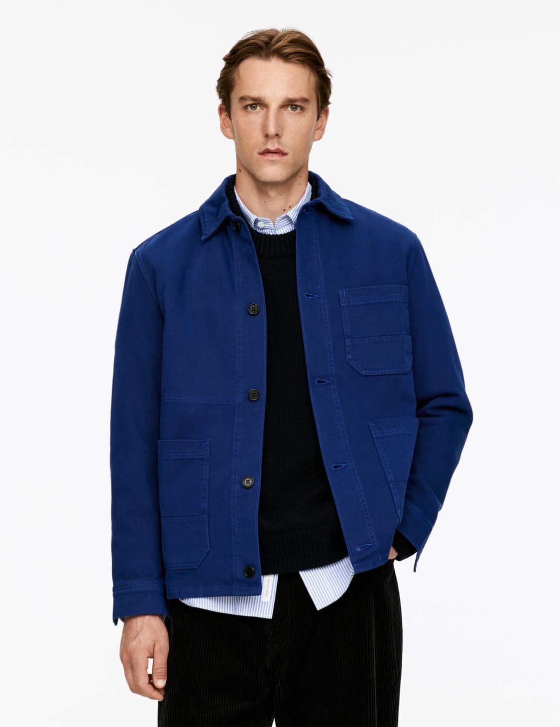 아르켓 오버다이드 트윌 셔츠 블루 50 상품이미지1