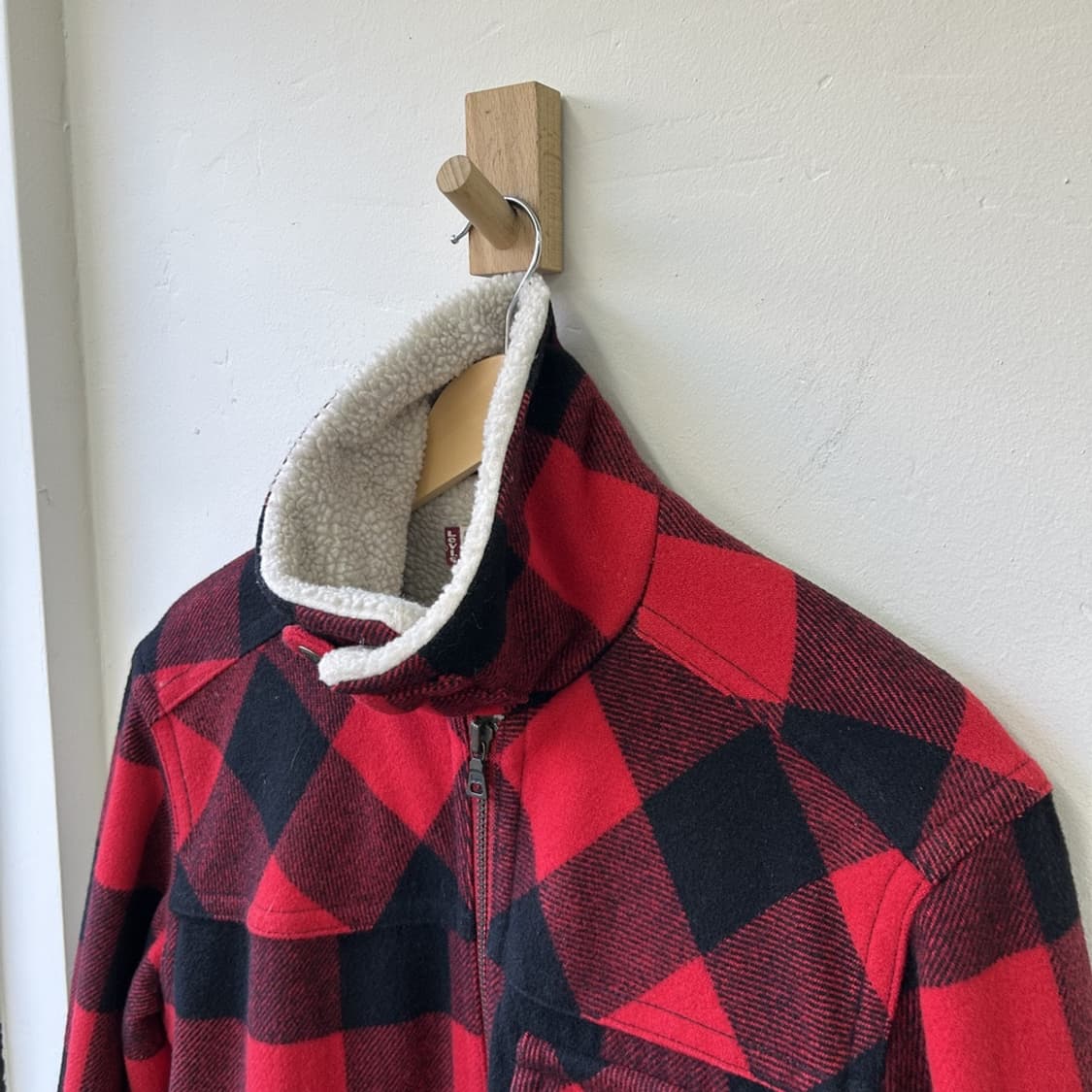 15918 - 리바이스 타탄체크 쉐르파 자켓 상품이미지4