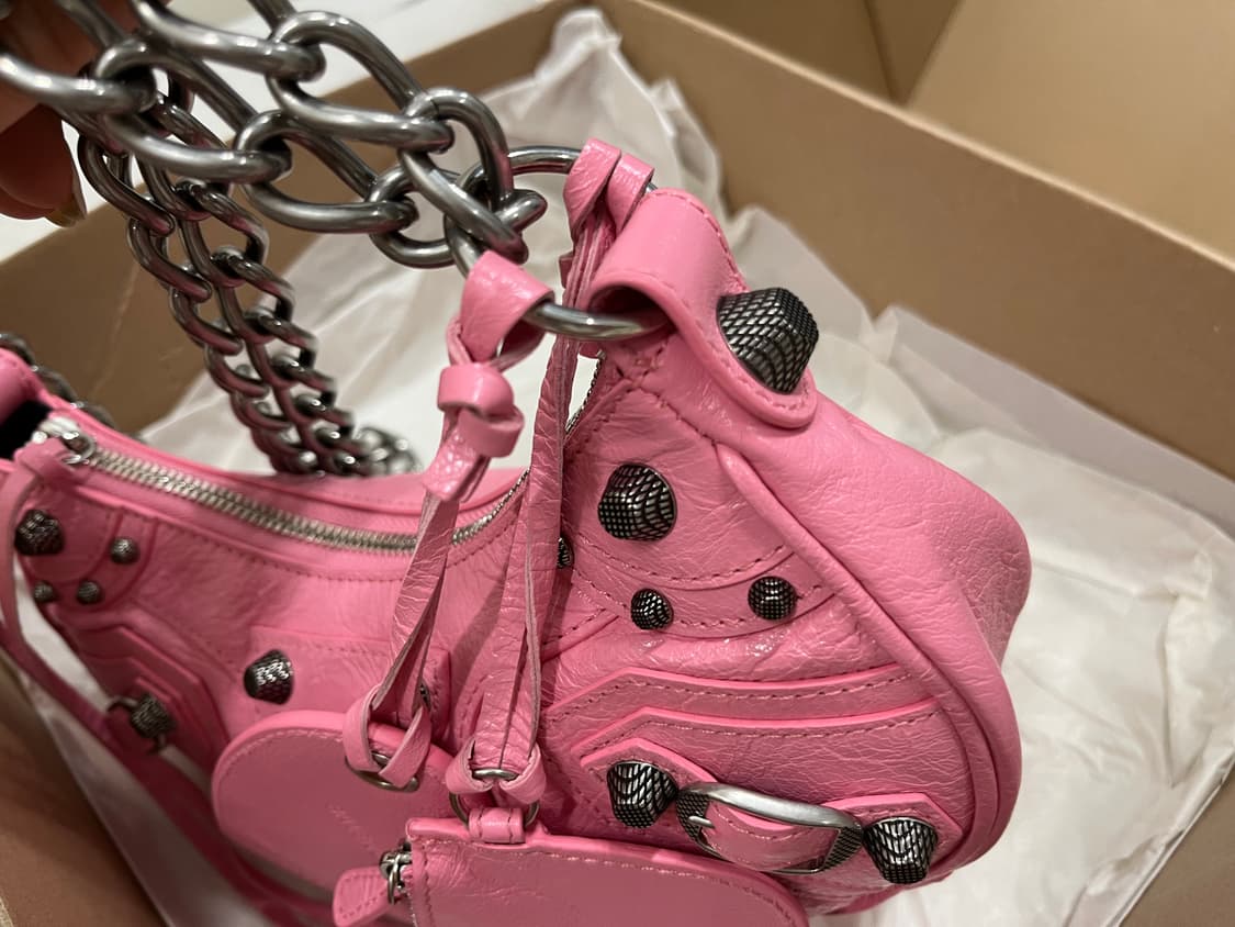 [새상품] 발렌시아가 르 카골 XS 핑크 숄더 크로스 가능 상품이미지3