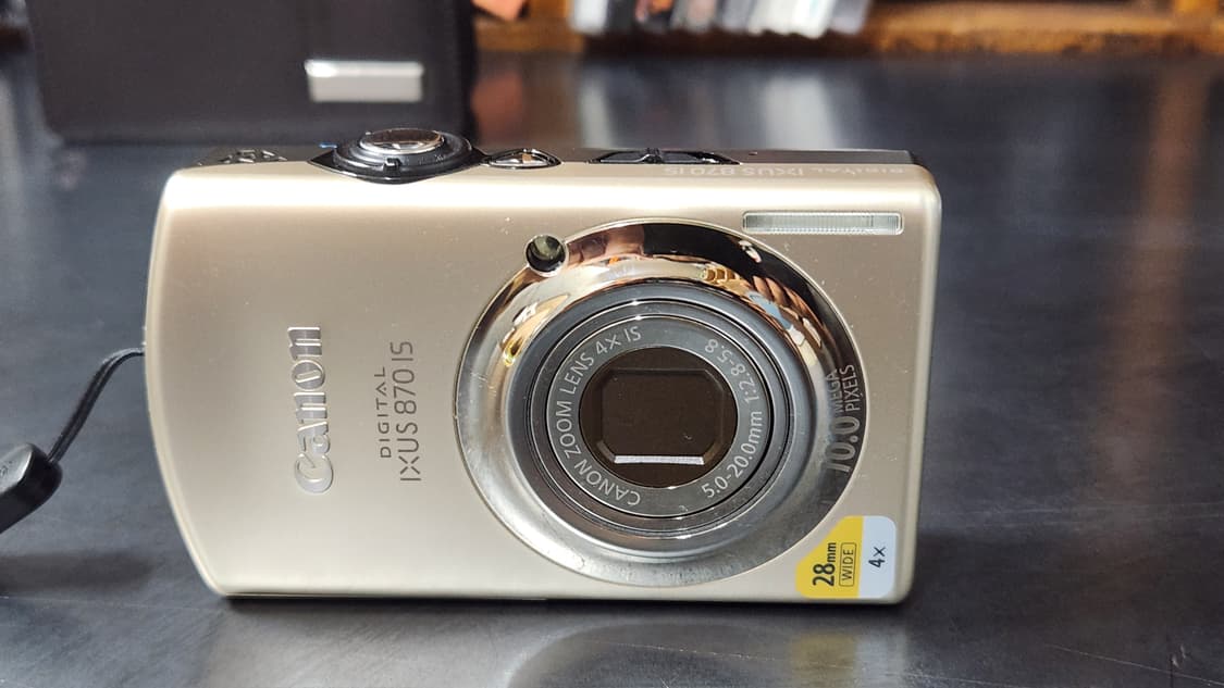 캐논 IXUS 870is 빈티지 디카 (브라운 색상) 상품이미지1