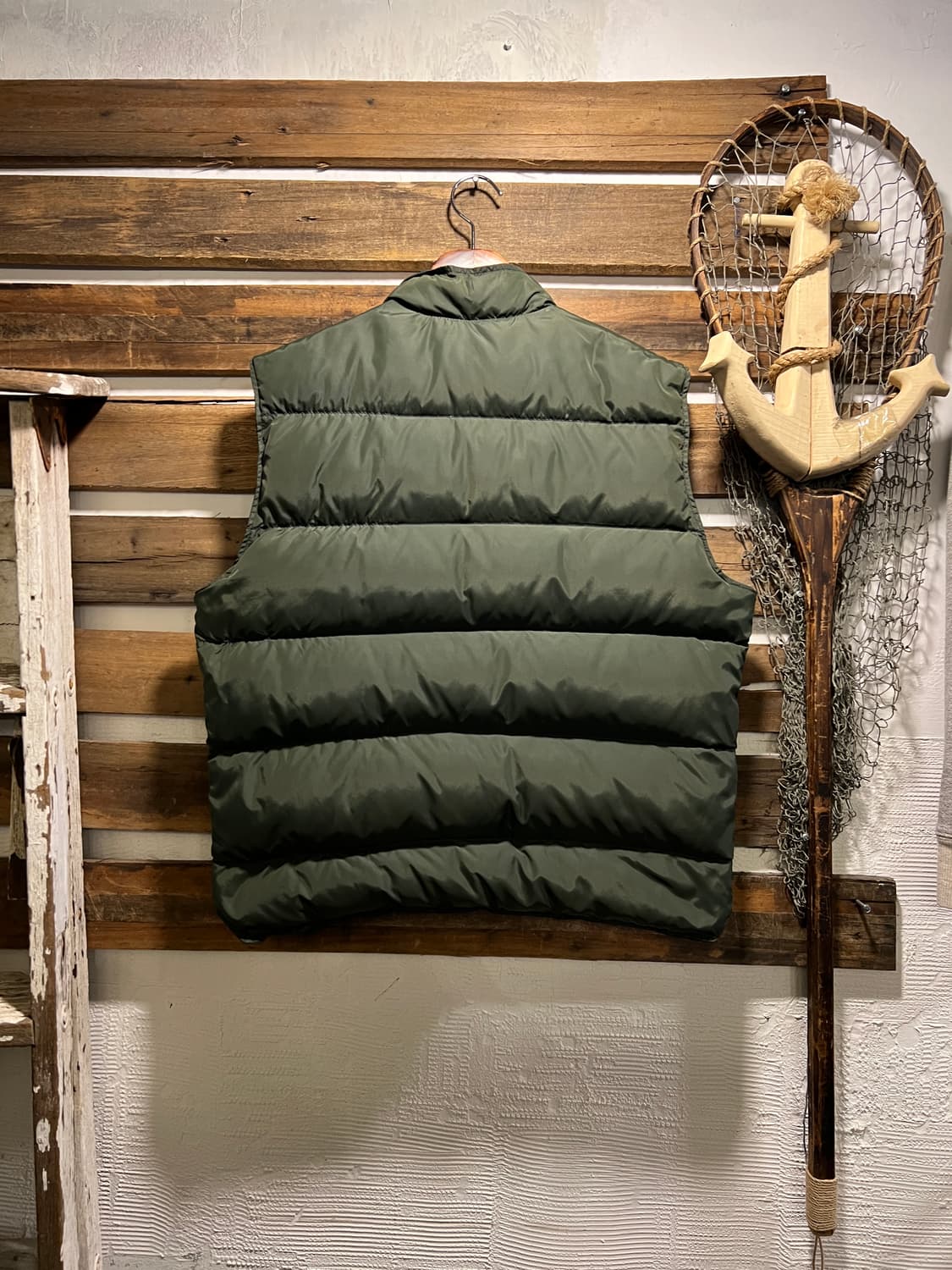 [M]90's Schott USA Made 쇼트 리버시블 다운 베스트 상품이미지8