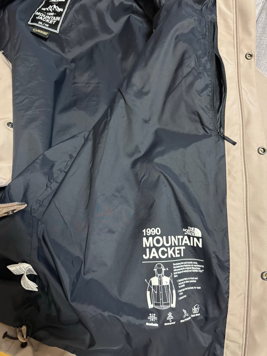 노스페이스 1990 고어텍스 마운틴 자켓 2XL 상품이미지8