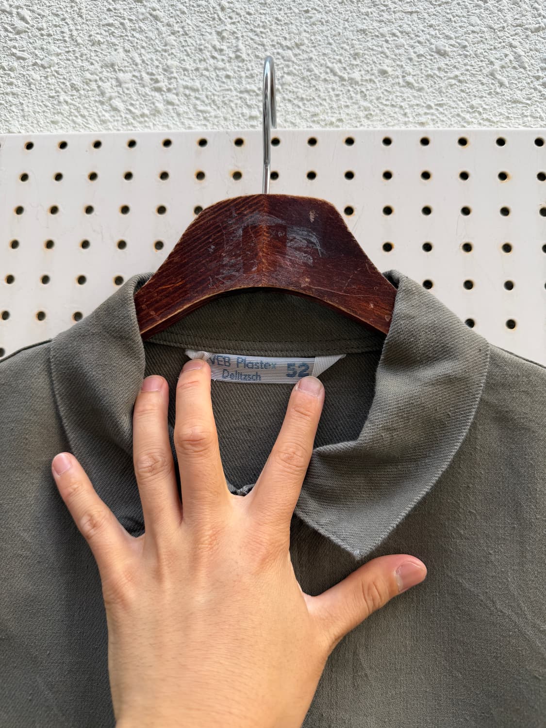 1970s FADED OLIVE KHAKI GERMAN 70s독일워크자켓 상품이미지6